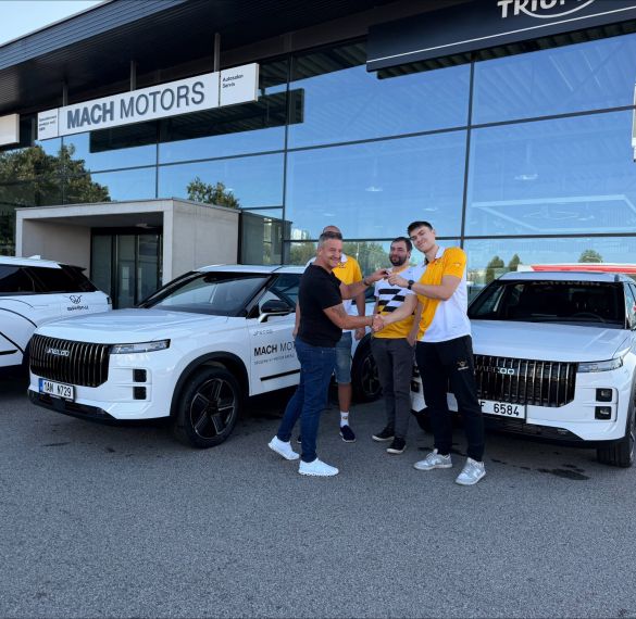 MACH MOTORS SE STÁVÁ HRDÝM PARTNEREM BASKETBALOVÉHO TÝMU SRŠNI PÍSEK!